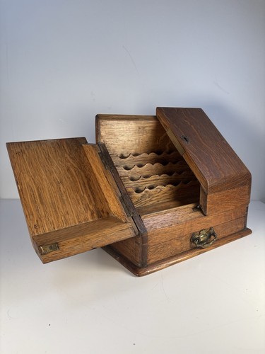 Antique wooden stationary box - antique,