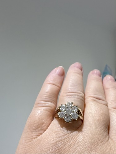 Vintage 9ct gold ring - ,