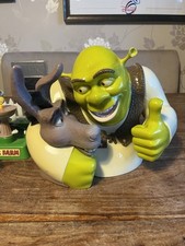 SHREK & DONKEY TALKING COOKIE BISCUIT JAR DREAMWORKS
