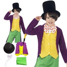 2025 Kids Willy Wonka Costume