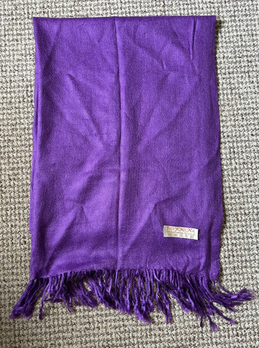 Pashmina shawl scarf purple - pashmina,