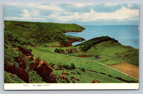 Postcard lee abbey - -,