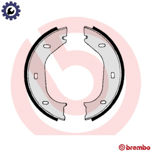 Brake shoe set parking - brake,