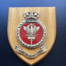 Bb39- British Royal Navy HMS Centurion (One in a Hundred) wall plaque