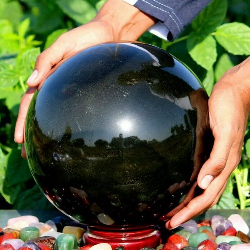100mm large natural black - large,