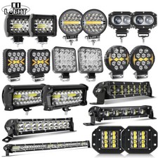 LED Work Light Bar Flood Spot Lights Driving Offroad Car Truck ATV SUV 12V 24V