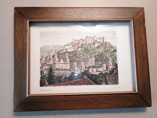 Vintage original hand colored - original,