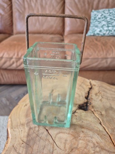 Vintage glass battery outer - vintage,