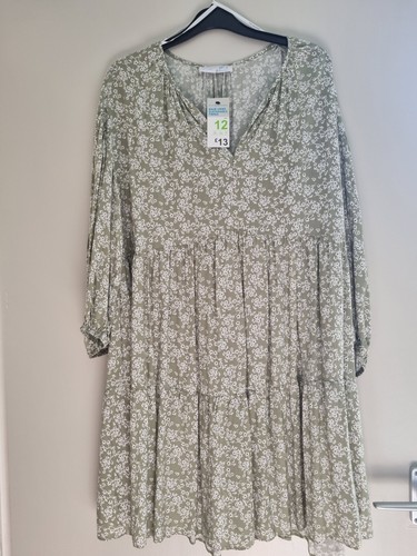Primark green ditsy dress size - ditsy,