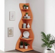 Orange Modern 5-Shelf