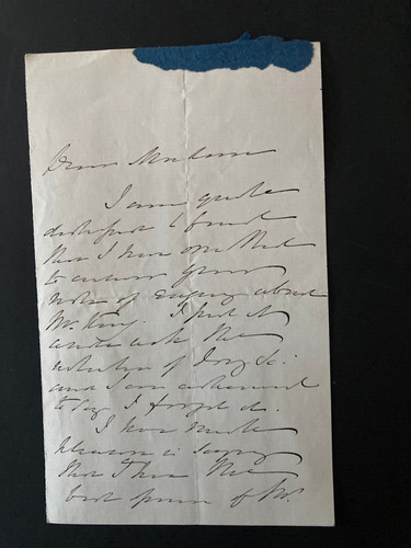 John browne signed - john, letter