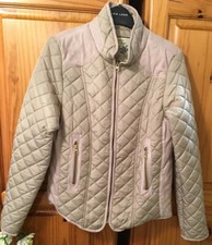 Ladies Cream Quilted  With
