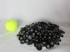 Joblot of Approximately 400-500 Grey Black 2 Hole Buttons - 2cm Diameter