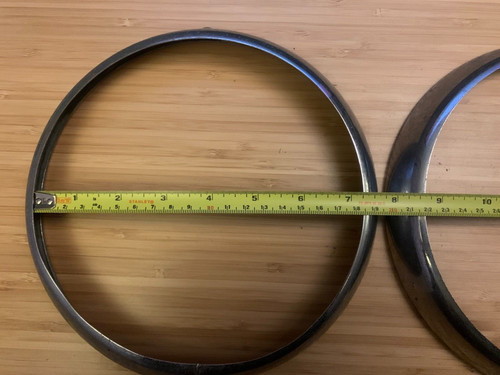 Chrome head lamp rims - head,