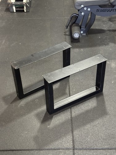 Black metal coffee table legs - metal,