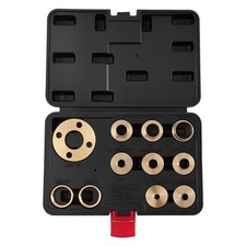8pc brass router guide set - brass,