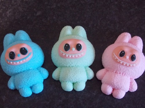 Edible fondant labubu figures - fondant,