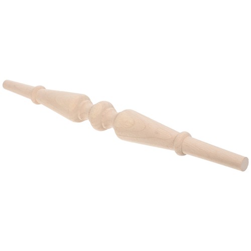 Unfinished solid wood - solid, spindle
