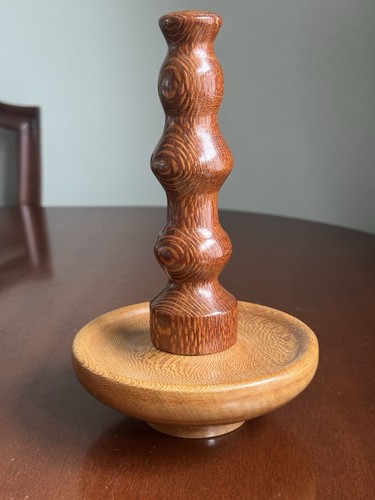 Hand turned bobbin style - turned,
