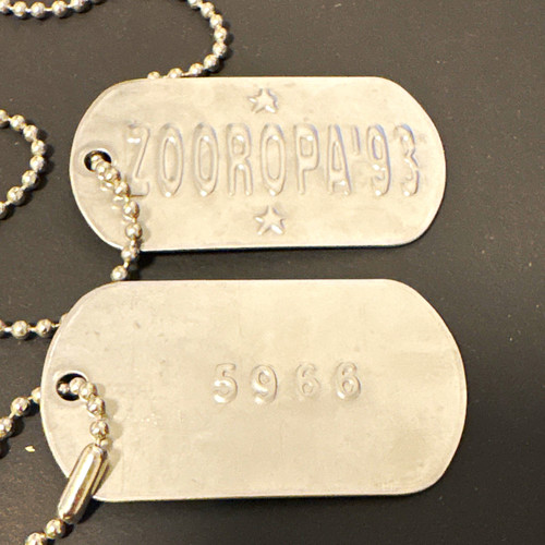 Zooropa dog tags 1993 - '93,