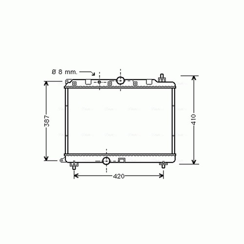 Radiator for rover 400 - for, 420