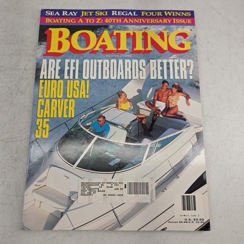 Boating magazine november - magazine, 1996
