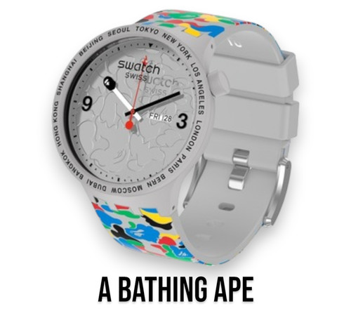 Bathing ape swatch bape - a, x