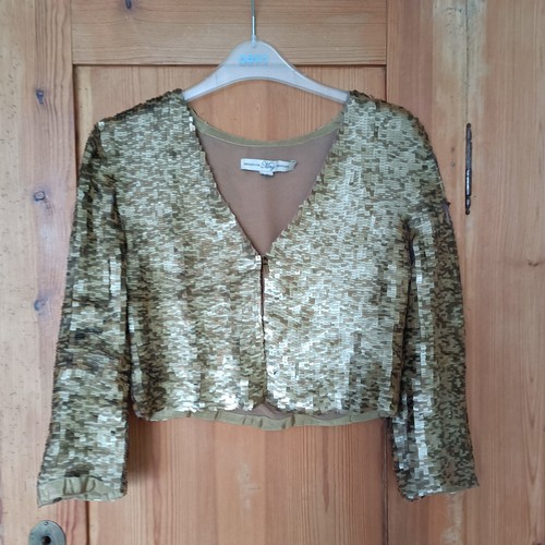 Gold sequin jacket - sequin, exclusive