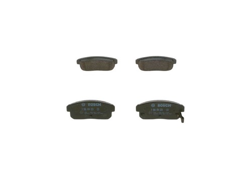 Brake pad set for - brake, rear