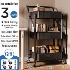 3 Tier Metal Folding Trolley