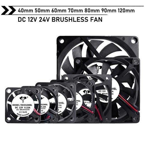 Brushless cooling fan 12v - fan, 24v