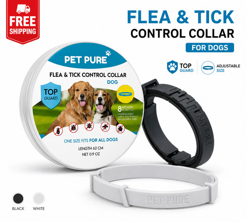 Dog flea tick collar - collar, 8