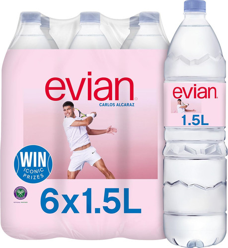 Evian still natural - still,
