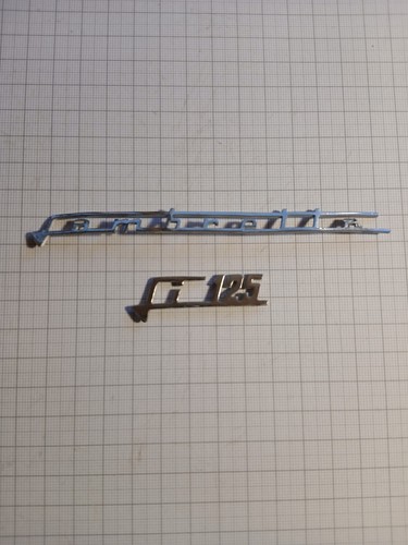 Lambretta scooter badge - badge, with