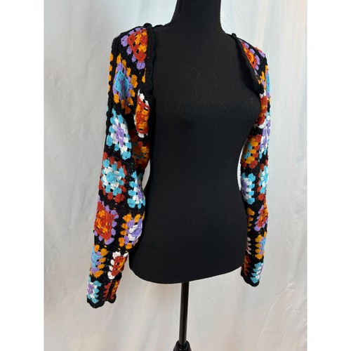 Multicolor crochet granny - multicolor,