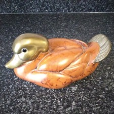 Elli Malevolti Italian Brass & Resin Duck figurine