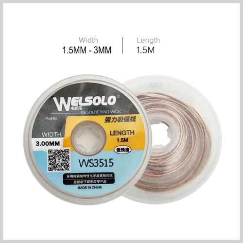 5mm welsolo desolder - 1.5mm,