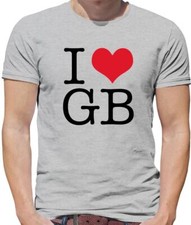 I Heart GB - Mens T-Shirt -