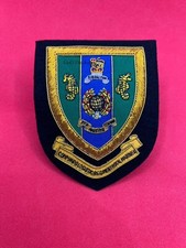 Commando Logistic Regiment Royal Marines  Embroidered Bullion Wire Blazer Badge