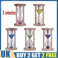 3 Min Wooden Hourglass