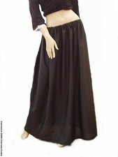 Long Black Victorian / Edwardian Skirt - Custom Made Choose Length + Waist