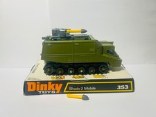 Dinky Toys 353 Shado 2 Mobile, Original, RARE WHITE INTERIOR, Near Mint, Vintage