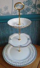 3 tier XL china cake stand