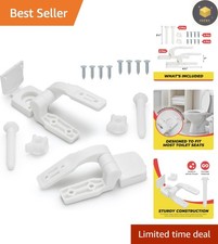 Durable White Plastic Toilet