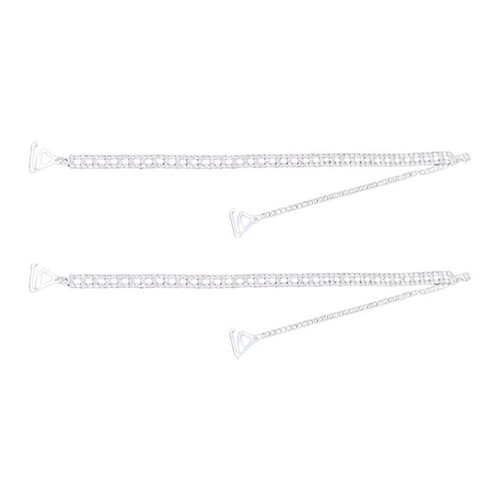 Pair rhinestone bra shoulder - rhinestone,