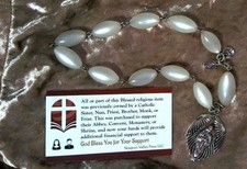 Rosary chaplet large lucite - large,