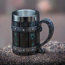 Viking rune norse tankard mug - viking,