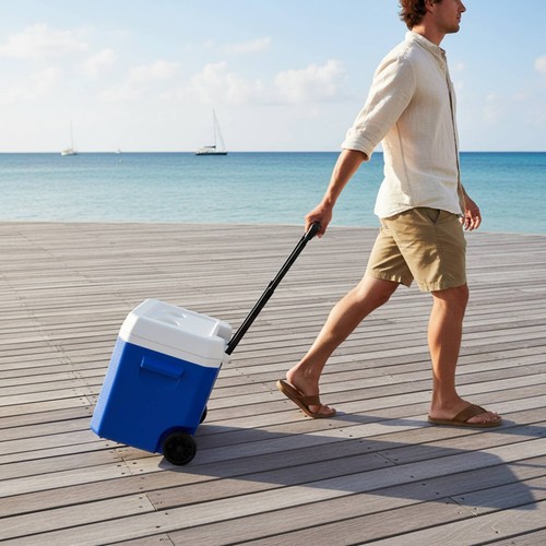 Wheeled cooler box foam - wheeled,