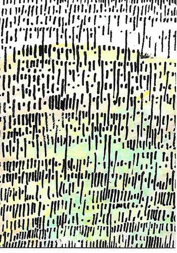 Aceo atc card letters - card, "letters