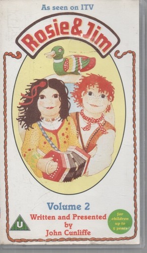 Vhs video rosie and jim - rosie, volume